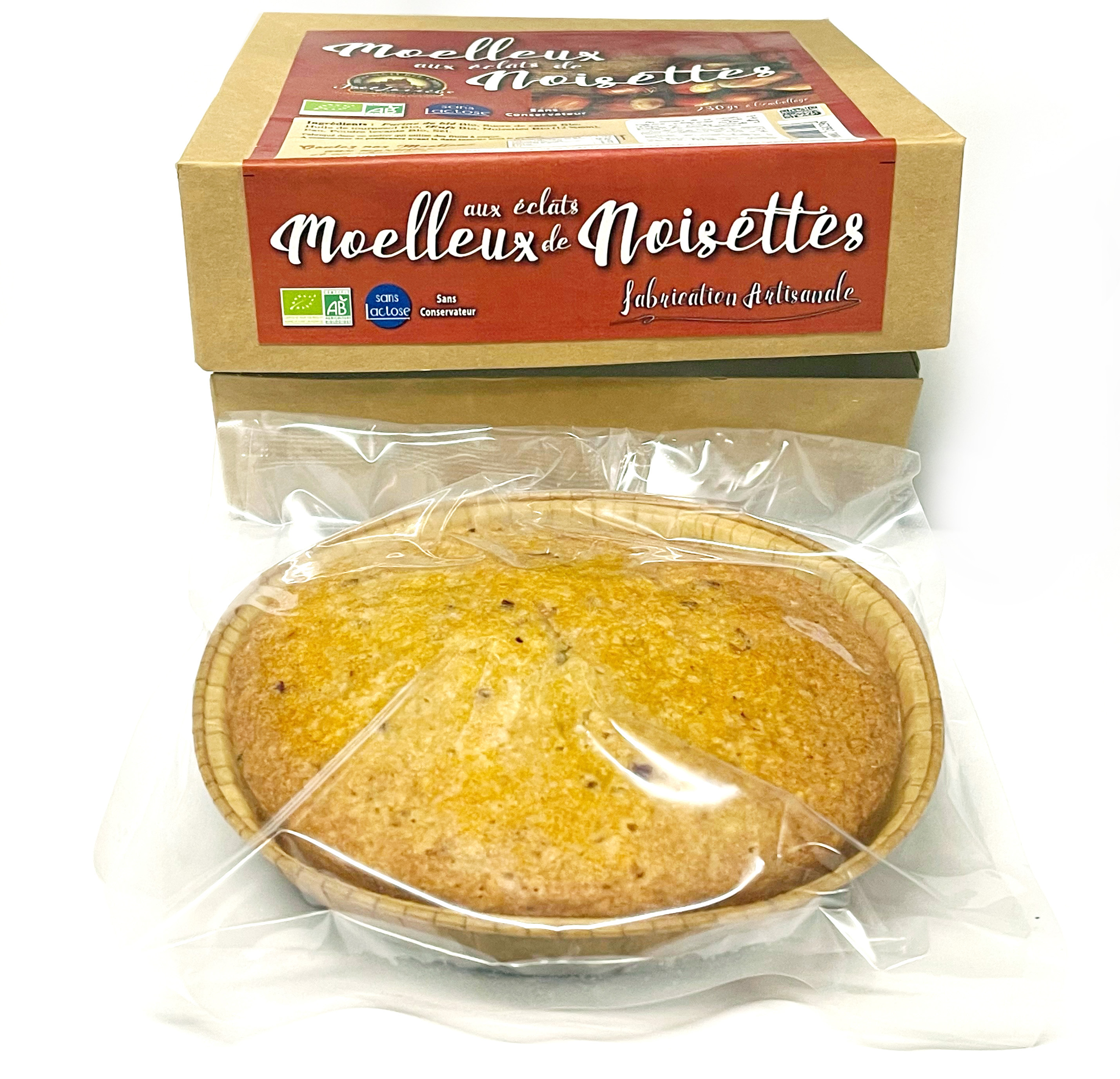 Moelleux bio aux noisettes